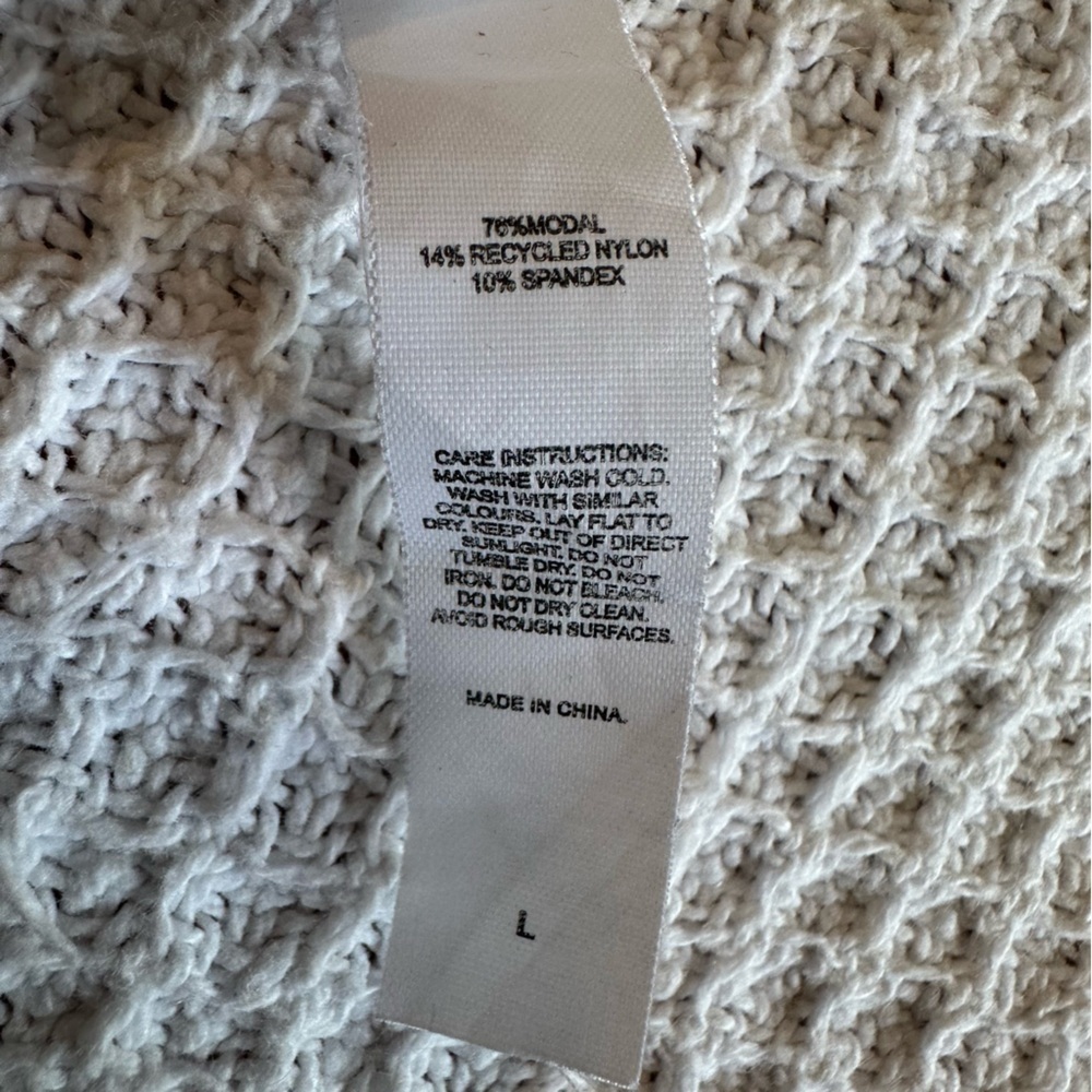 Leze the Label Kendal thick modal sweatpant size Large beige pant women’s L - Picture 6 of 7